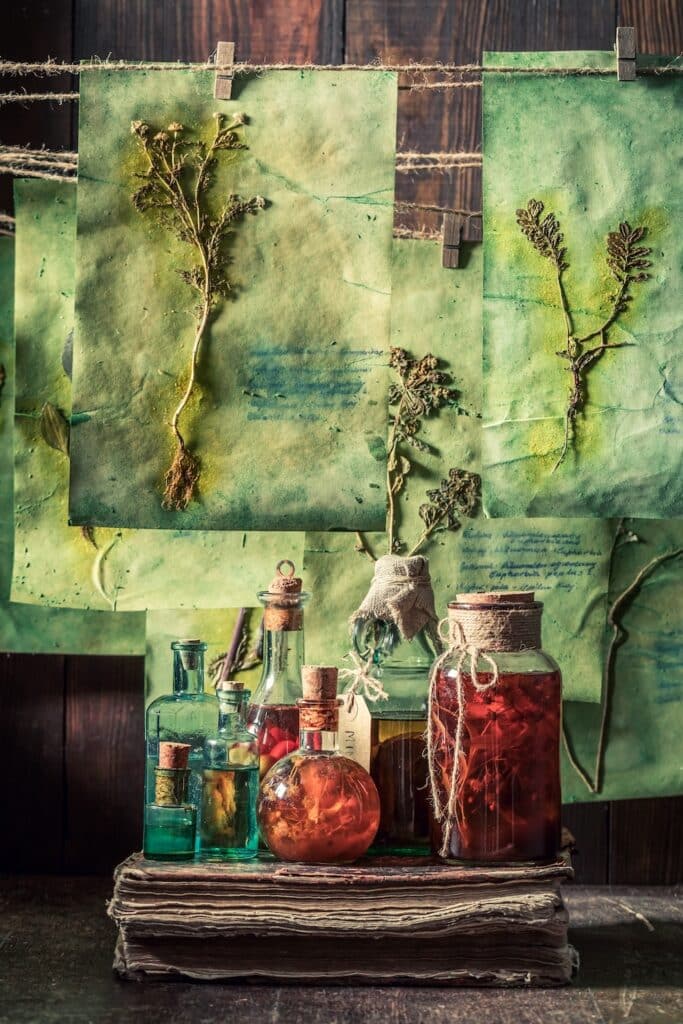 Herbalist laboratory